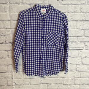 Hester & Orchard Anthropologie Women’s  Casual Purple Silver  Blouse Size M